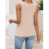 image:imageZESICA Womens Summer Knit Vest Tops Wool Blend Sweaters  Sleeveless TopsGoing Out TopsTrendy VestsCasual V Neck Tank TopTrendy OutfitsBusiness Casual TopsWork Office VestsApricot