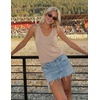 image:imageZESICA Womens Summer Knit Vest Tops Wool Blend Sweaters  Sleeveless TopsGoing Out TopsTrendy VestsCasual V Neck Tank TopTrendy OutfitsBusiness Casual TopsWork Office VestsShallowkhaki