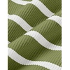 image:imageZESICA Womens Summer Sleeveless Ribbed Knit Bodycon Midi Dresses  Casual Striped Square Neck Slim Fit Sundress Comfy Soft Stretch Long Tank Dresses Daily Beach Vacation Outfits ClothesOlivegreen
