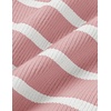 image:imageZESICA Womens Summer Sleeveless Ribbed Knit Bodycon Midi Dresses  Casual Striped Square Neck Slim Fit Sundress Comfy Soft Stretch Long Tank Dresses Daily Beach Vacation Outfits ClothesPink
