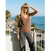 image:imageZESICA Womens Summer Crochet Sleeveless Tank Tops  V Neck Loose Fit Eyelet Lightweight 2026 Casual Business Sweater Vest Cute Going Out Trendy Boho Beach Vacation OutfitsKhaki