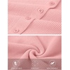 image:imageZESICA Womens Sleeveless Long Cardigan Sweaters 2026 Summer V Neck Oversized Button Knit Duster Vest Top Beach Cover UpPink