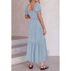 image:imageZESICA Womens 2026 Summer Boho Floral Ruffle Maxi DressLightblue