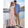 image:imageZESICA Womens Wide Leg Dress Pants 2026 High Waisted Work Palazzo Pants Office Business Casual Flowy Trousers SlacksPink