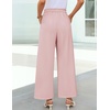 image:imageZESICA Womens Wide Leg Dress Pants 2026 High Waisted Work Palazzo Pants Office Business Casual Flowy Trousers SlacksPink