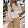 image:imageZESICA Fall Fitted Sweaters for Women 2026 Trendy Business Casual TopsWhite