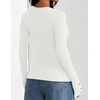 image:imageZESICA Fall Fitted Sweaters for Women 2026 Trendy Business Casual TopsWhite