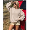 image:imageZESICA Oversized Sweaters for Women 2026 Fall Trendy Pullover TopsApricot