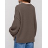 image:imageZESICA Oversized Sweaters for Women 2026 Fall Trendy Pullover TopsAsh Grey