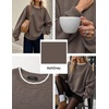 image:imageZESICA Oversized Sweaters for Women 2026 Fall Trendy Pullover TopsAsh Grey