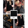 image:imageZESICA Oversized Sweaters for Women 2026 Fall Trendy Pullover TopsBlack