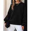 image:imageZESICA Oversized Sweaters for Women 2026 Fall Trendy Pullover TopsBlack