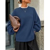 image:imageZESICA Oversized Sweaters for Women 2026 Fall Trendy Pullover TopsRoyal Blue