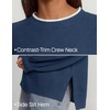 image:imageZESICA Oversized Sweaters for Women 2026 Fall Trendy Pullover TopsRoyal Blue