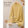 image:imageZESICA Womens Fall Winter Long Sleeve Turtleneck Oversized SweatersGinger