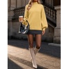 image:imageZESICA Womens Fall Winter Long Sleeve Turtleneck Oversized SweatersGinger