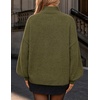 image:imageZESICA Womens Fall Winter Long Sleeve Turtleneck Oversized SweatersGreen