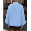 image:imageZESICA Womens Fall Winter Long Sleeve Turtleneck Oversized SweatersLight Blue