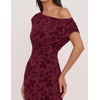 image:imageZESICA Womens Off Shoulder Floral Formal Cocktail Wedding Guest Long DressBurgundy