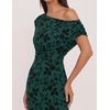 image:imageZESICA Womens Off Shoulder Floral Formal Cocktail Wedding Guest Long DressDark Green