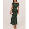 image:imageZESICA Womens Off Shoulder Floral Formal Cocktail Wedding Guest Long DressGreen