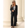 image:imageZESICA Womens Suits 2 Piece Sets Business Casual Work OutfitsBlack