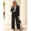 image:imageZESICA Womens Suits 2 Piece Sets Business Casual Work OutfitsBlack