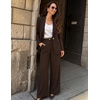 image:imageZESICA Womens Suits 2 Piece Sets Business Casual Work OutfitsCoffee