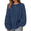 image:imageZESICA Oversized Sweaters for Women 2026 Fall Trendy Pullover TopsRoyal Blue