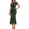 image:imageZESICA Womens Off Shoulder Floral Formal Cocktail Wedding Guest Long DressGreen