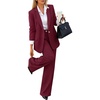 image:imageZESICA Womens Suits 2 Piece Sets Business Casual Work OutfitsBurgundy
