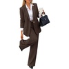 image:imageZESICA Womens Suits 2 Piece Sets Business Casual Work OutfitsCoffee