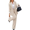 image:imageZESICA Womens Suits 2 Piece Sets Business Casual Work OutfitsGreyapricot