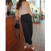 image:imageZESICA Womens Barrel Travel Pants with PocketsBlack