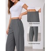 image:imageZESICA Womens Barrel Travel Pants with PocketsDarkgray