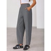 image:imageZESICA Womens Barrel Travel Pants with PocketsDarkgray