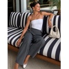 image:imageZESICA Womens Barrel Travel Pants with PocketsDarkgray