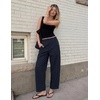 image:imageZESICA Womens Barrel Travel Pants with PocketsNavy