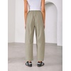 image:imageZESICA Womens Barrel Travel Pants with PocketsStone