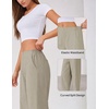 image:imageZESICA Womens Barrel Travel Pants with PocketsStone