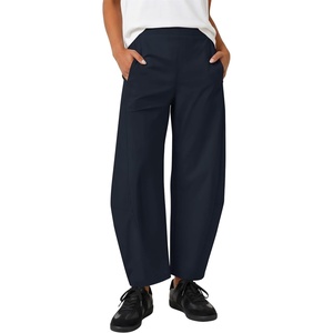 image:imageZESICA Womens Barrel Travel Pants with PocketsNavy