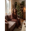 image:imageZESICA Womens 2 Piece Outfits 2026 Fall Lounge Pajama SetsCaramel