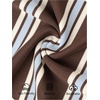 image:imageZESICA Womens Striped Oversized Fall Long Sleeve TShirts Y2K Going Out TopBrown