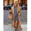 image:imageZESICA Womens Striped Oversized Fall Long Sleeve TShirts Y2K Going Out TopNavy