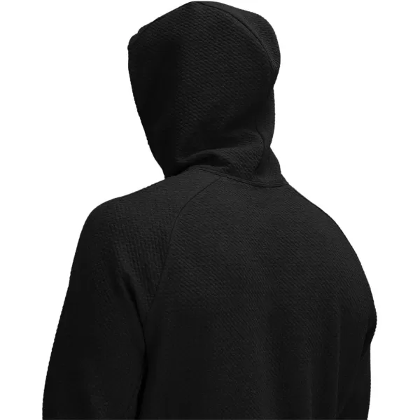 LASLULU Mens Hoodies Athletic Long Sleeve Pullover Sweatshirt Hooded Workout Tops with PocketsBlack