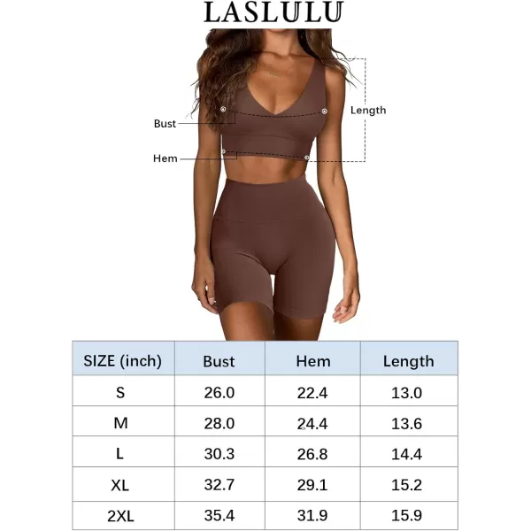 LASLULU Womens VNeck Longline Sports Bra Wireless Yoga Bra Backless Low Impact Padded Workout Yoga Crop TopBlack