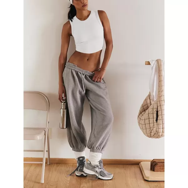 LASLULU Womens Molded Cups Seamless Workout Top Racerback Yoga Short Tank Tops Athletic Shirt Slim Fit Crop Tops Built in BraWhite