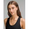 imageLASLULU Womens Cotton Racerback Workout Tank Tops Loose Fit Scoop Neck Sleeveless Athletic Gym ShirtsBlack