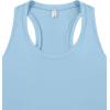 imageLASLULU Womens Cotton Racerback Workout Tank Tops Loose Fit Scoop Neck Sleeveless Athletic Gym ShirtsLight Blue