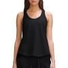 imageLASLULU Womens Cotton Racerback Workout Tank Tops Loose Fit Scoop Neck Sleeveless Athletic Gym ShirtsBlack